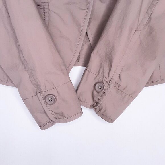 Womens Peanut Brown Tapered Cotton Jacket Size 36 - Picture 5 of 12